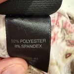 Daytrip  Floral V-Neck Long Sleeve Top Women’s Small Taupe/Red Cut Out Back Boho Photo 3