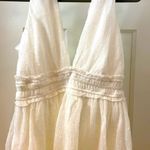 Lulus dreamy mood white Swiss dot tiered midi dress. Polyester. Size Small. Photo 7