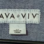 Ava & Viv  WO SIZE 2X JEAN JACKET APPROX LENGTH 26” CHEST 25” SIDE TO SIDE Photo 1