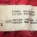 ZARA  Floral Lace Strapless Dress in Pink Size Large Photo 5