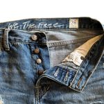 We The Free  Distressed Button Fly Denim Shorts Photo 3