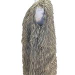 matty m Women’s Vest Faux Fur Sleeveless Open Vest Tan Size XS Photo 5