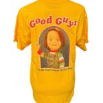 Chunky Good Guys He’ll Be Your Friend ‘til the End! Graphic Tee Yellow Medium Photo 1