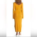 Charlie Holiday Mahalia Knit Dress Golden Size Small NWT Photo 4
