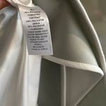L'ATISTE  by amy white off white/grey fully lined Dress Gown EUC SIZE‎ LARGE Photo 6