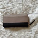 Kate Spade Taupe and Black Zip Wallet Photo 2