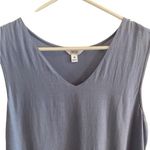 kaktus light blue batik lace hem 100% cotton mini sun dress Size M Photo 1