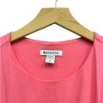 Athleta Ruched Side Fitted Stella Tank Dress In Coral Pink size Medium Photo 3