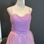 Women’s Tea Length Purple Prom Party Dress CorsetBack Sweetheart Neckline Size 4 Photo 1