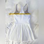 Lululemon NWT Scoop-Neck Pleated Linerless Tennis Dress - White - 2 Photo 10