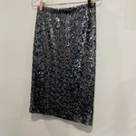 BB Dakota  black sequin pencil skirt. Size small Photo 4