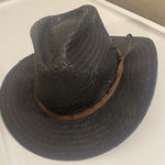 Brixton Black Straw Hat‎ One Size Photo 0