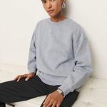 Aerie Crew Neck Oversized Fleece Sweatshirt. Size Extra Small Photo 1