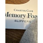Charter Club Brand New  Women's Size S 5-6 Gray Memory Foam Slippers Photo 3