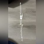 Silver Toned Chain & Disc 17" Long Necklace Lobster Claw Clasp Photo 4