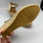 Kanna Gold Platform Espadrille Wedges Sandals Womens 11 Beachy Resort Vacation Tan Photo 4