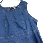 Ava & Viv Denim Corset Mini Dress Sz 24 NWT Boho Fall Western Country Festival Photo 2
