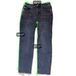 We The Free  Free People Size 28 Black Wash Raw Hem Jeans Cropped Ankle Jeans Photo 8