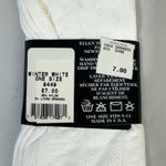 Ellen Tracy Linda Allard  Textured Microfiber Trouser Socks Winter White One Size Photo 3