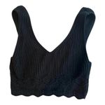 House of Harlow 1960 Knit Crop Top‎ Size M New Black Size M Photo 2