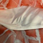 BCX size Small Peach And White Sleeveless Blouse Photo 6