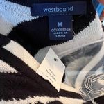 Westbound  Black‎ Zebra Sweater nwt Photo 6