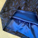Blue and black miniskirt Size 4 Photo 5