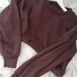 ZARA Cropped Sweatshirt Photo 1