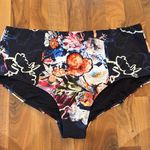 Rachel Roy 2 piece bikini‎ floral print size 24W NWT bathing suit swim Blue Photo 1