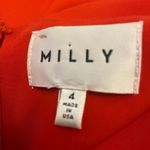 Milly AUTHENTIC MILA DRESS TOMATO RED Photo 12