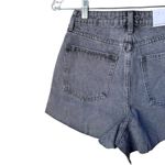 We Wore What the boyfriend short rigid denim zwb washed grey size 24 Photo 4