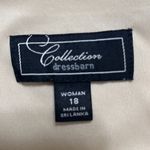 Dress Barn Collection Dress Sz 18 Black/Cream Empire Waist Sleeveless Formal Photo 5