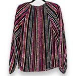 Andree by Unit  women's size medium pullover blouse long sleeve elastic band slvs Photo 6