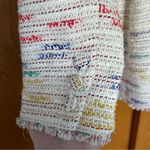 Pearl by Lela Rose Rainbow Multicolor Tweed Double Breasted Blazer Jacket 10 Photo 13