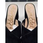 Sam Edelman  Jayne Women’s Black Suede Leather Block Heel Sandals Size 9.5 Photo 5