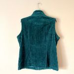 Woolrich  | Green Corduroy Full Zip Vest Sz L Photo 4