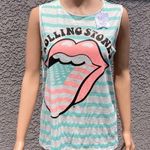 Bershka NWT 2014 Big Logo Rolling Stones  Tank Top Photo 0