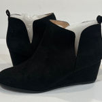 Journee Collection  Mylee Wedge Black Booties, size 12 ✔️ Photo 0