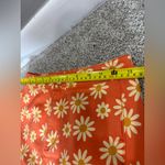 We The Free People 26 Retro 60s Cropped Flare Leg Flower Festival Pants Orange Photo 6