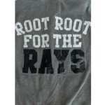 Victoria's Secret Tampa Bay Rays PINK Zip Up Hoodie Sweatshirt Gray Size Med Photo 5