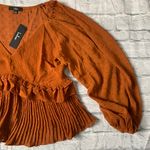 Lulus Swiss Dot Long Sleeve Top Photo 4