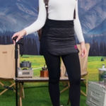 Little Donkey Andy Lightweight Insulated Quilted Puffer Skirt Black Size Medium Photo 0