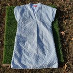 THML Mohair Pinstriped V-Neck Short Sleeve Mini Dress Size XS Photo 13