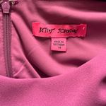 Betsey Johnson Long Sleeve Scuba Crepe Midi Dress Photo 6