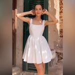 STAUD Landscape Dress White 14 Photo 2