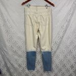 frame denim  Le‎ High Skinny Dip Dyed Frayed Cut Off Jeans Waters Size 26 Photo 5