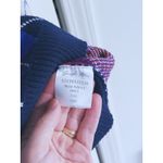 Simply Retro Argyle Knit Sweater Vest Blue Red White Medium Photo 4