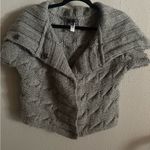 Gap Gray Cable Knit Poncho Photo 0