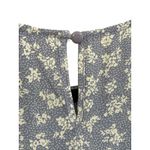 Saving Paige Floral Lace Pleated Midi‎ Dress Women's Size S Blue Modest Dainty Photo 5