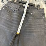 We The Free  Curvy High Rise Vintage Straight Black Denim Jeans Size 28 Photo 5